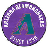 Arizona Diamondbacks Roundel Rug - 27in. Diameter 1998 Retro Logo