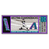 Arizona Diamondbacks Ticket Runner Rug - 30in. x 72in.