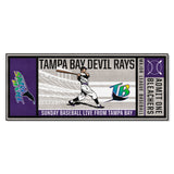 Tampa Bay Devil Rays Ticket Runner Rug - 30in. x 72in.