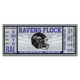 Baltimore Ravens Ticket Runner Rug - 30in. x 72in.