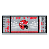 Kansas City Chiefs Ticket Runner Rug - 30in. x 72in.