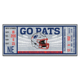 New England Patriots Ticket Runner Rug - 30in. x 72in.