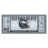 Philadelphia Eagles Ticket Runner Rug - 30in. x 72in.