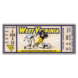 West Virginia Mountaineers Ticket Runner Rug - 30in. x 72in.