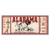 Alabama Crimson Tide Ticket Runner Rug - 30in. x 72in.