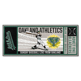Oakland Athletics Ticket Runner Rug - 30in. x 72in.2000