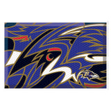 Baltimore Ravens Rubber Scraper Door Mat XFIT Design