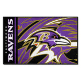 Baltimore Ravens Starter Mat XFIT Design - 19in x 30in Accent Rug