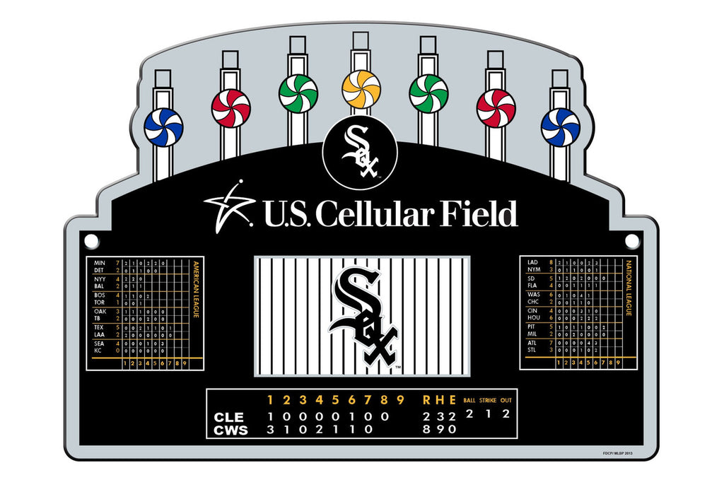 Chicago White Sox Sign 12x18 Plastic US Cellular Field CO