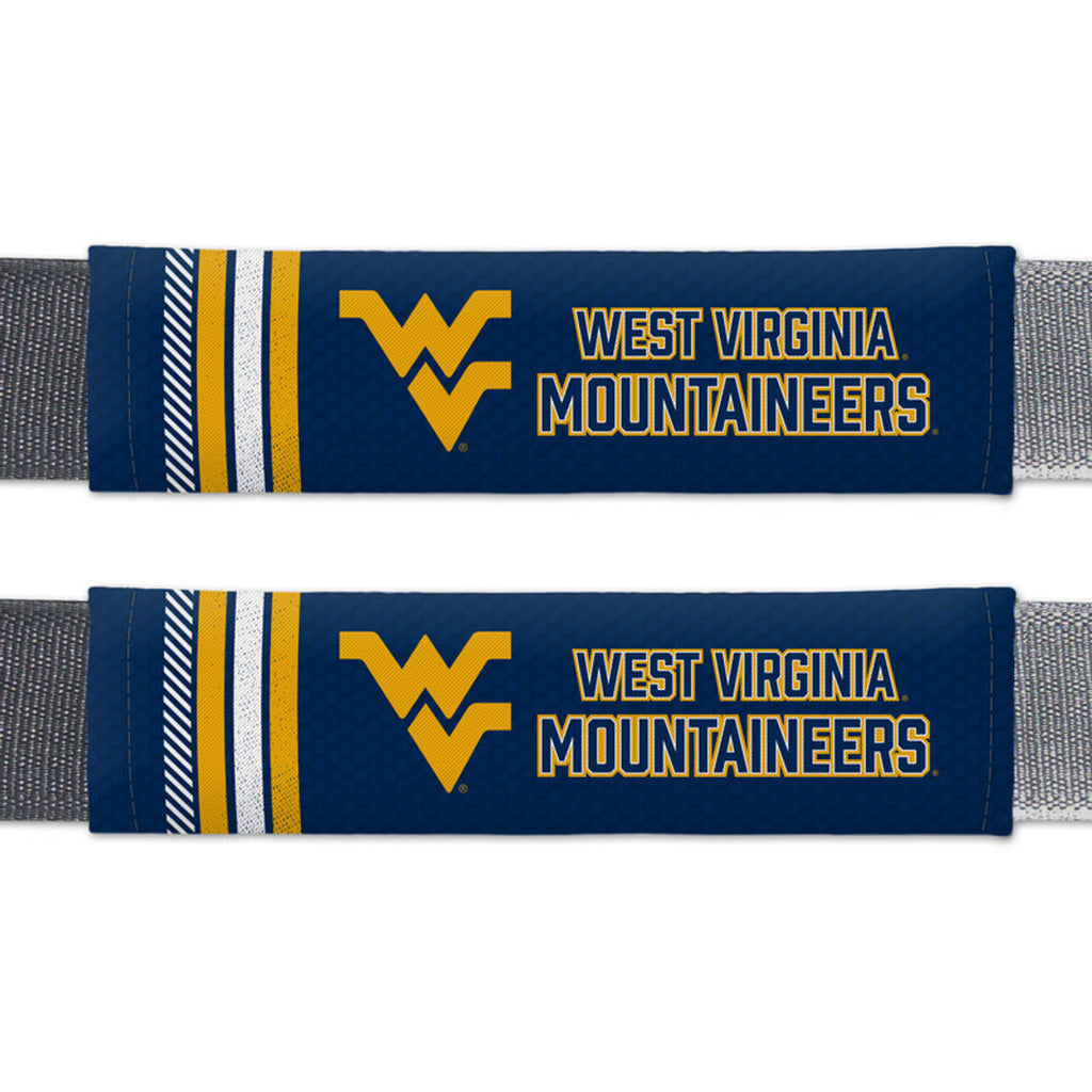 West Virginia Mountaineers Seat Belt Pads Rally Design CO