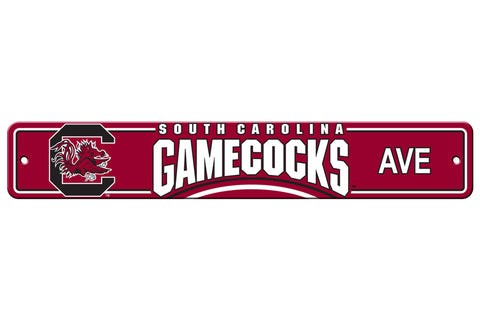 South Carolina Gamecocks Sign 4x24 Plastic Street Style CO