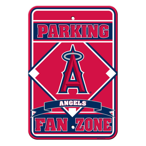 Los Angeles Angels Sign 12x18 Plastic Fan Zone Parking Style CO