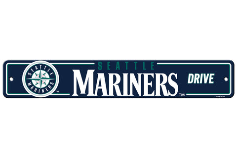 Seattle Mariners Sign 4x24 Plastic Street Style CO