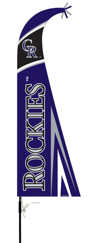 Colorado Rockies Flag Premium Feather Style CO