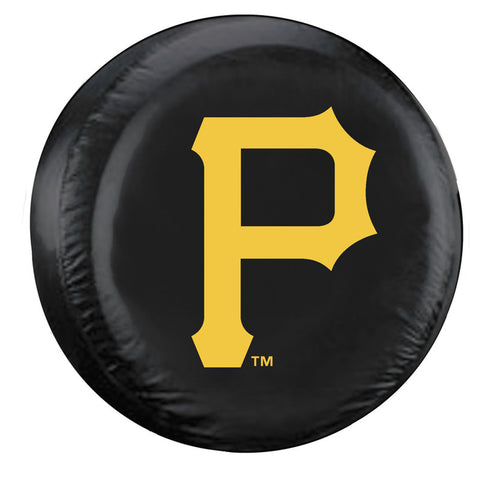 Pittsburgh Pirates Tire Cover Large Size Black - Special Order