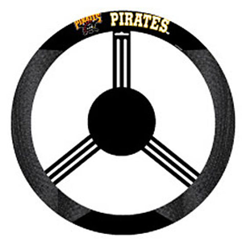 Pittsburgh Pirates Steering Wheel Cover Mesh Style CO