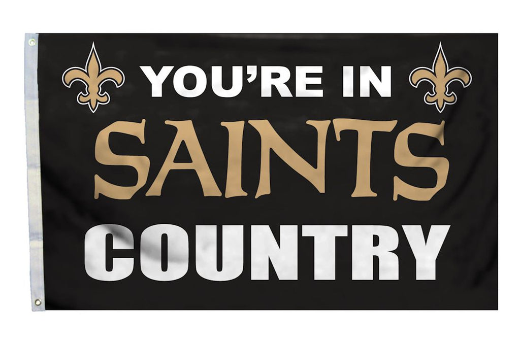 New Orleans Saints Flag 3x5 Country - Special Order