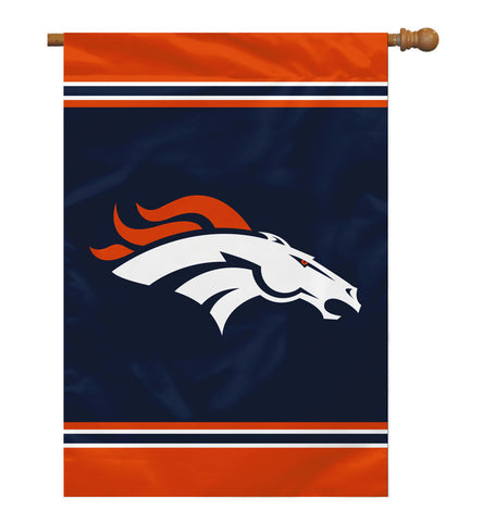 Denver Broncos Flag 28x40 House 1-Sided CO