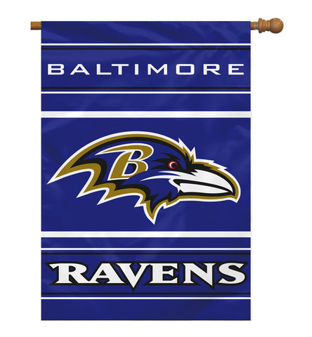 Baltimore Ravens Banner 28x40 House Flag Style 2 Sided CO