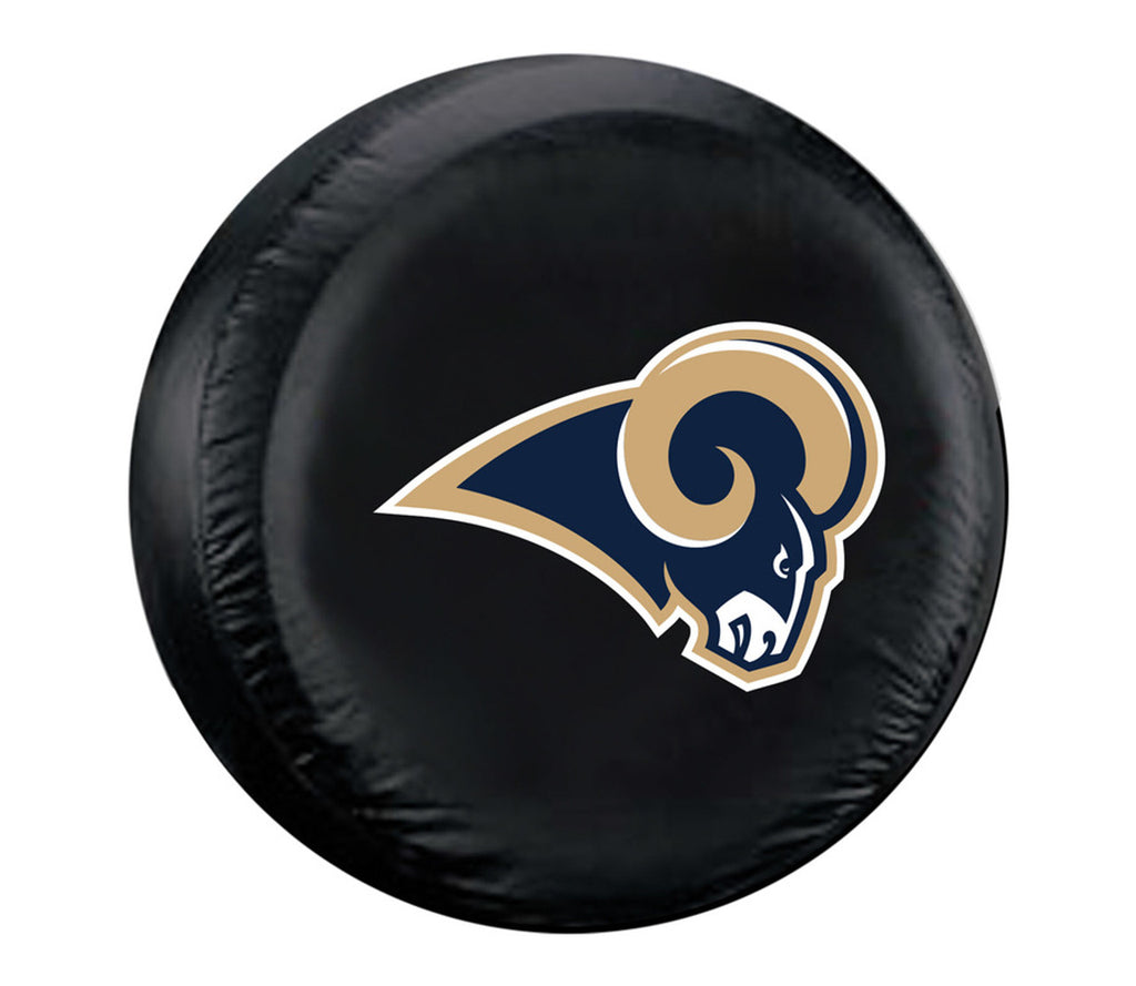 Los Angeles Rams Tire Cover Standard Size Black - Special Order