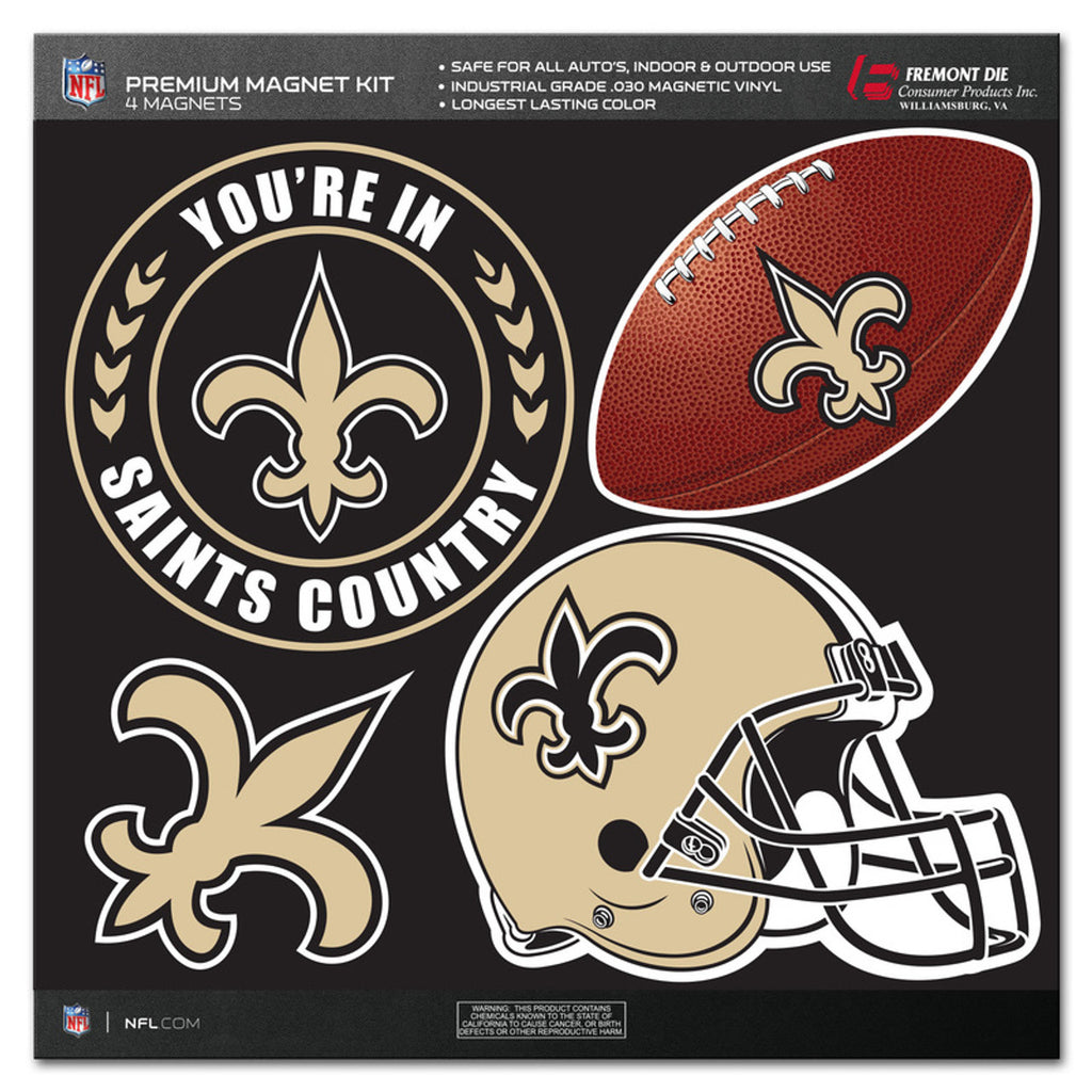 New Orleans Saints Magnet Kit 4 Piece CO