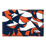 Denver Broncos Rubber Scraper Door Mat XFIT Design