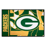Green Bay Packers Starter Mat XFIT Design - 19in x 30in Accent Rug