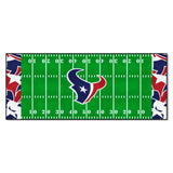 Houston Texans Football Field Runner Mat - 30in. x 72in. XFIT Design