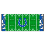 Indianapolis Colts Football Field Runner Mat - 30in. x 72in. XFIT Design