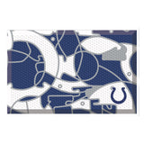 Indianapolis Colts Rubber Scraper Door Mat XFIT Design
