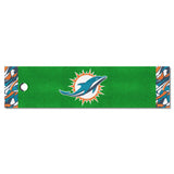 Miami Dolphins Putting Green Mat - 1.5ft. x 6ft.