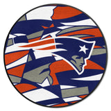 New England Patriots Roundel Rug - 27in. Diameter XFIT Design