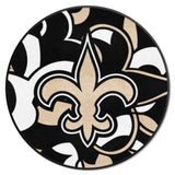 New Orleans Saints Roundel Rug - 27in. Diameter XFIT Design