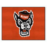 NC State Wolfpack All-Star Rug - 34 in. x 42.5 in., Wolf Logo