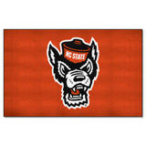 NC State Wolfpack Ulti-Mat Rug - 5ft. x 8ft., Wolf Logo