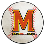 Maryland Terrapins Baseball Rug - 27in. Diameter
