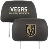 Vegas Golden Knights Embroidered Head Rest Cover Set - 2 Pieces