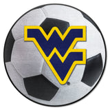 West Virginia Mountaineers Soccer Ball Rug - 27in. Diameter