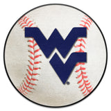West Virginia Mountaineers Baseball Rug - 27in. Diameter