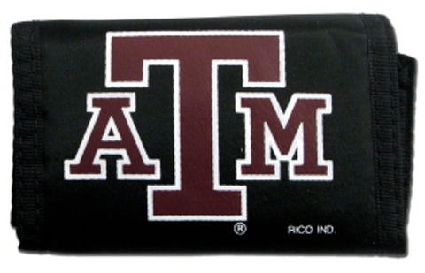 Texas A&M Aggies Wallet Nylon Trifold - Special Order