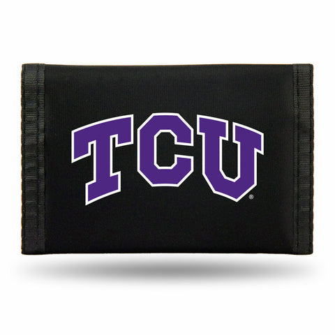 TCU Horned Frogs Wallet Nylon Trifold