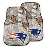 New England Patriots Camo Front Carpet Car Mat Set - 2 Pieces