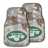 New York Jets Camo Front Carpet Car Mat Set - 2 Pieces