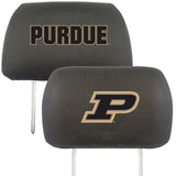 Purdue Boilermakers Embroidered Head Rest Cover Set - 2 Pieces