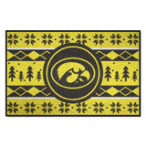 Iowa Hawkeyes Holiday Sweater Starter Mat Accent Rug - 19in. x 30in.
