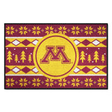 Minnesota Golden Gophers Holiday Sweater Starter Mat Accent Rug - 19in. x 30in.