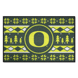 Oregon Ducks Holiday Sweater Starter Mat Accent Rug - 19in. x 30in.