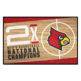 Louisville Cardinals Dynasty Starter Mat Accent Rug - 19in. x 30in.
