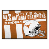 Texas Longhorns Dynasty Starter Mat Accent Rug - 19in. x 30in.
