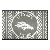 Denver Broncos Southern Style Starter Mat Accent Rug - 19in. x 30in.